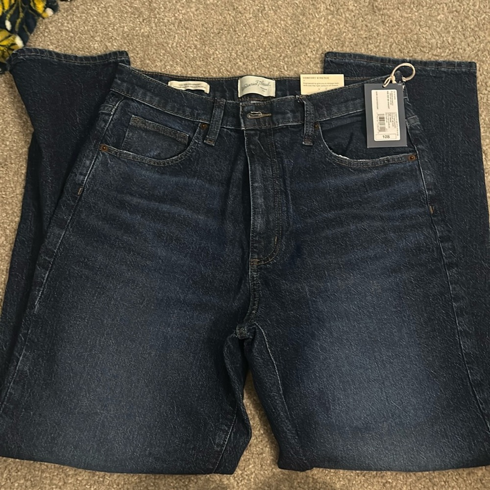 Universal thread high rise 90’s straight size 10s